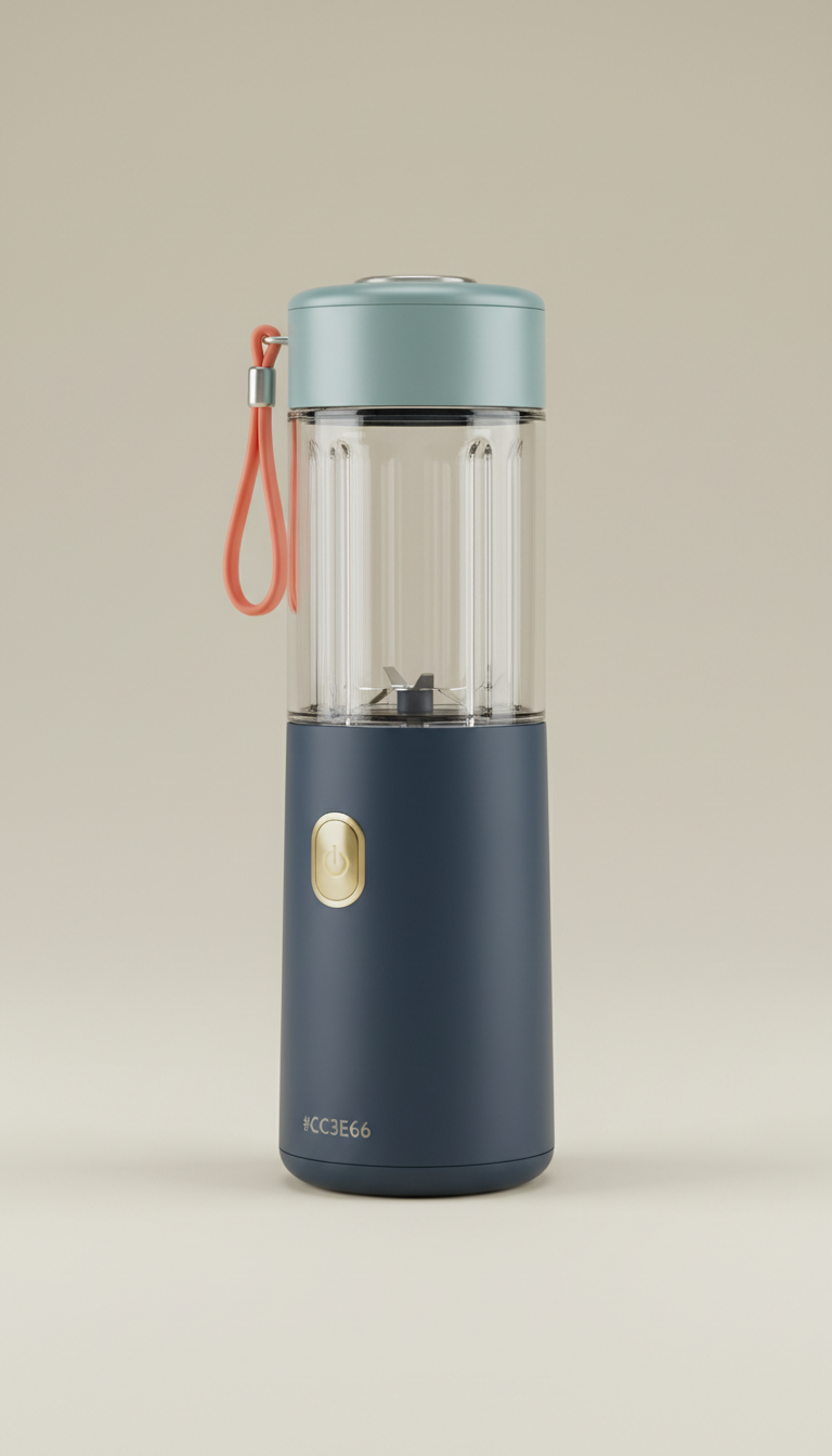 Compact portable USB rechargeable blender